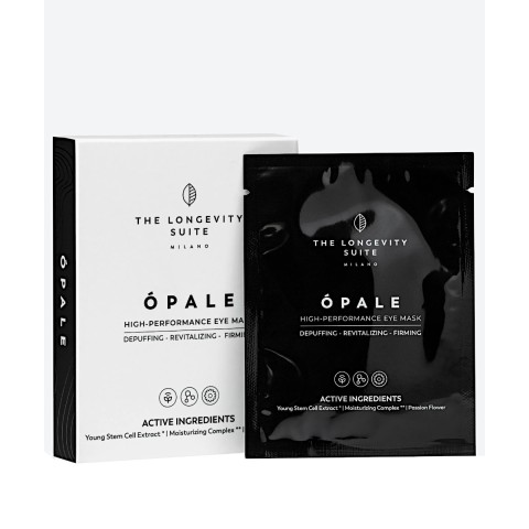 The Longevity Suite ÓPALE High-Performance Eye Mask - Skin Whitening Eye Patches, 5pz x 4 ml