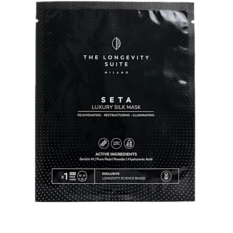 The Longevity Suite SETA Luxury Silk Mask - Skin Whitening Mask, 15 ml